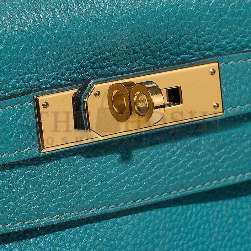 H**me5 KELLY 28 TOGO BLEU PAON  (28*21*10cm) Master Quality